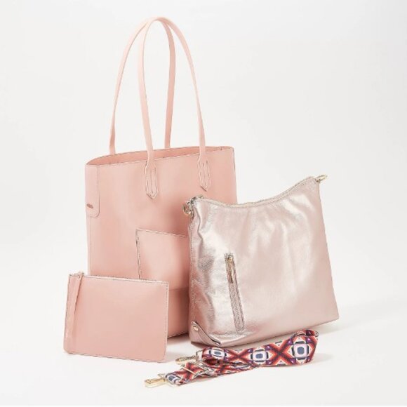 Charley Was Here 3-in-1 "Frankie" Tote w/ Hobo Bag & Wristlet - NWT/NIP - Picture 1 of 16